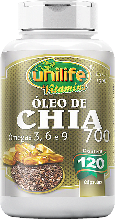 Óleo de semente de chia - 120 cáps