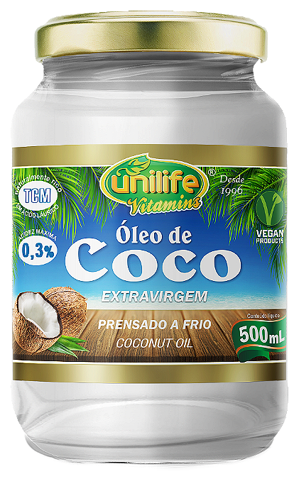 Óleo de coco - Extra virgem 500 ml