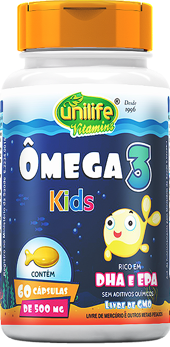 Ômega 3 - Kids - 60 cáps 500 mg