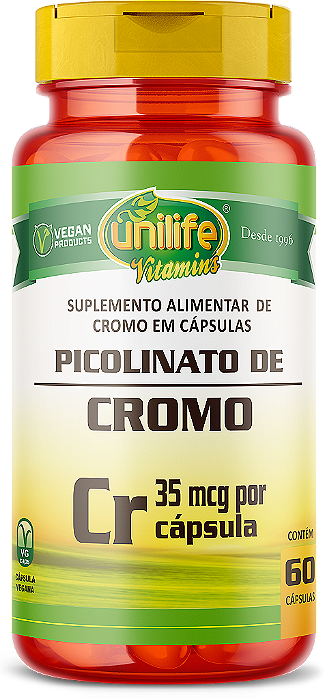 Picolinato de cromo - 60 cáps