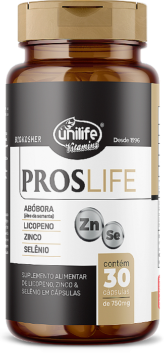Proslife - Óleo de abóbora, licopeno, zinco e selênio - 30 cáps