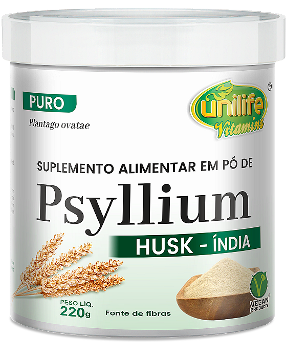 Psyllium em pó 220 g