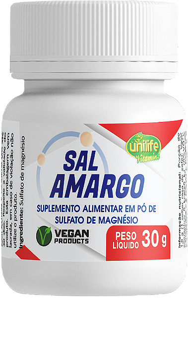 Sal amargo em pó - Pote 30 g