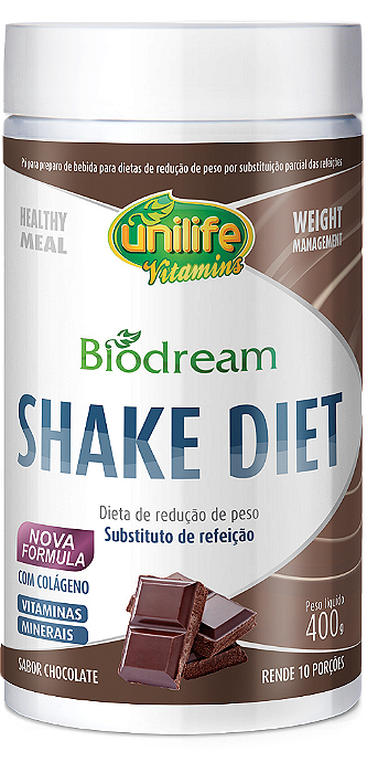 Shake Diet Biodream - Sabor chocolate 400 g