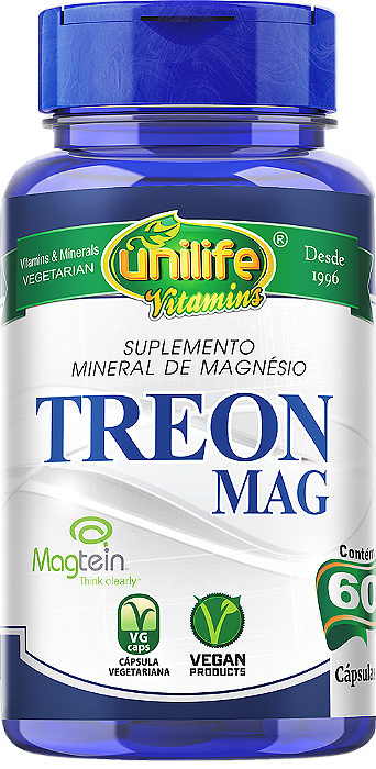 Treon Mag - Magnésio treonato MAGTEIN® - 60 cáps