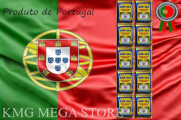 Azeite de Oliva Bom Dia Português Lata 500 Ml  - Kit 10 Latas