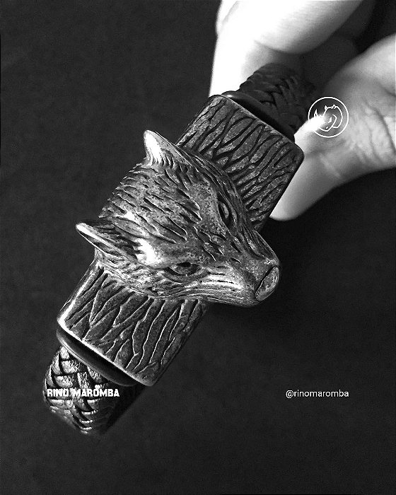 Pulseira modelo Viking em aço inoxidável