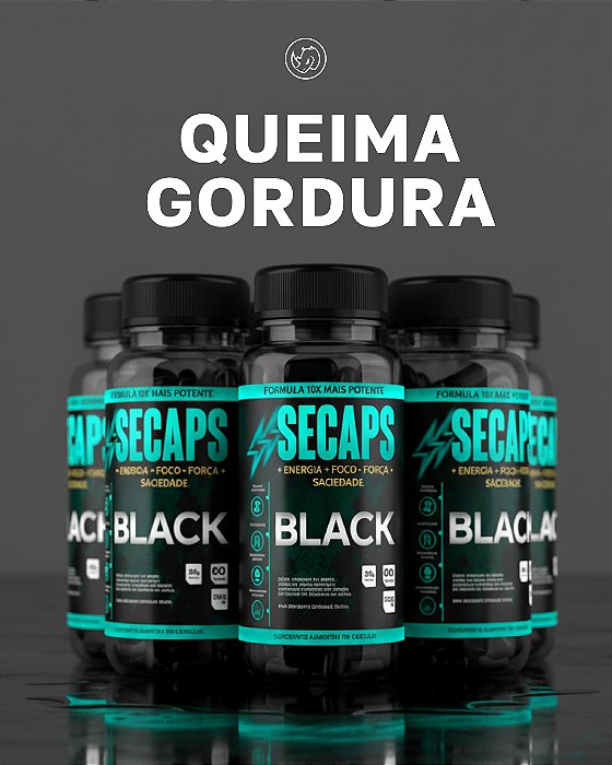 Secaps Black - Compre 3 leve 5