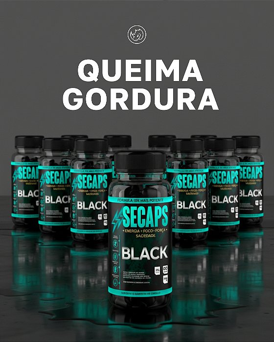 Secaps Black - Compre 6 leve 12