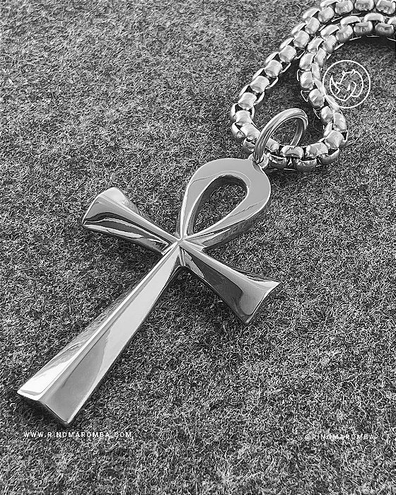 Cruz Egípcia em aço inoxidável 316l