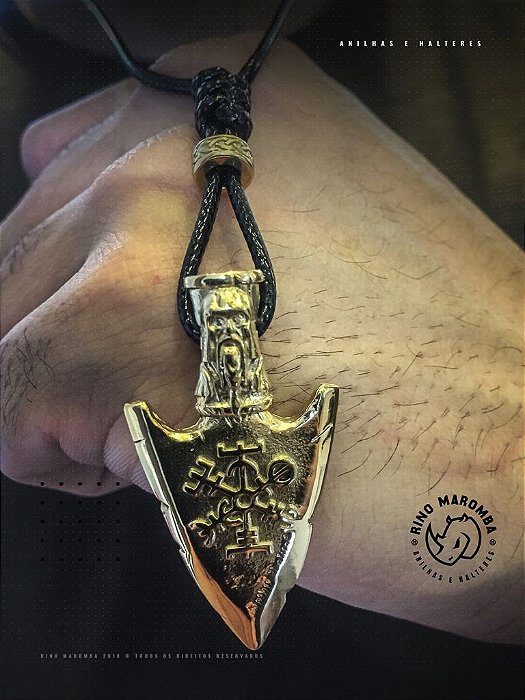 Flexa Viking banhado em ouro