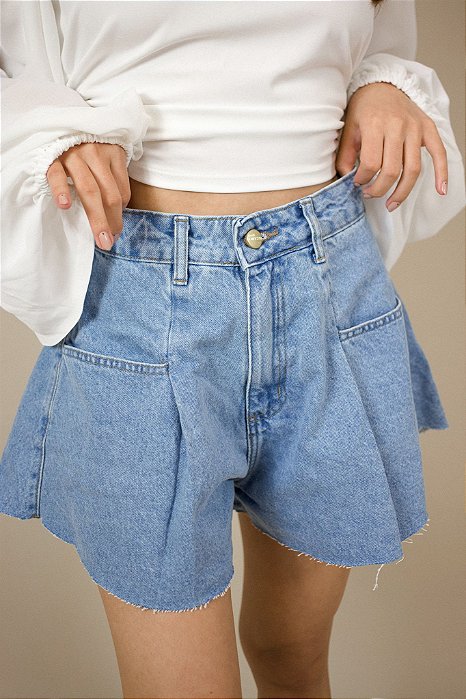 short da moda feminino jeans
