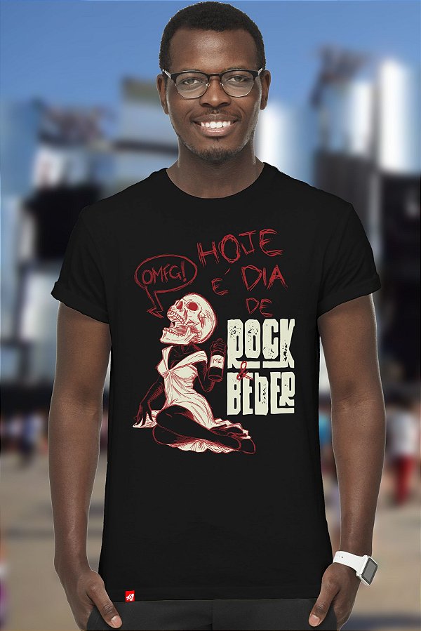 Dia de Rock e Beber (T-shirt Unissex)