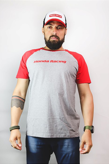 Camiseta Moto Honda - Logo -  Coleção Racing