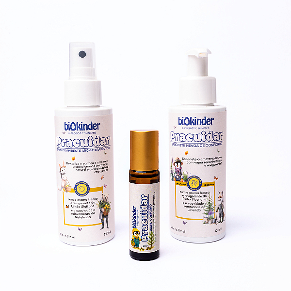 Kit Xô Gripe: Pracuidar Rollon + Sabonete + Spray Ambiente