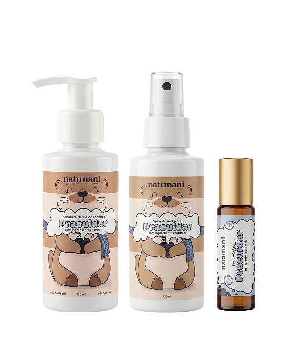 Kit Xô Gripe: Pracuidar Rollon + Sabonete + Spray Ambiente