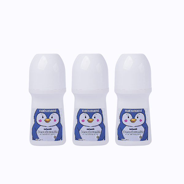Trio Frescor Natural - 3 Desodorantes Naturais Roll-on