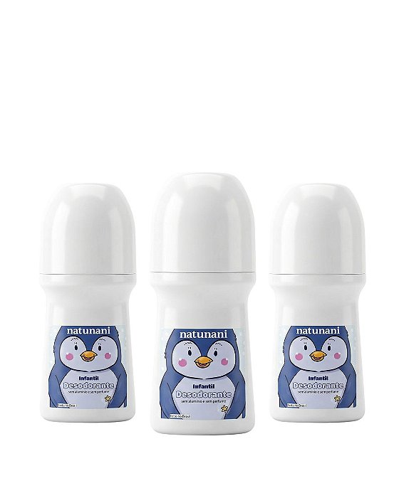 Trio Frescor Natural - 3 Desodorantes Naturais Roll-on