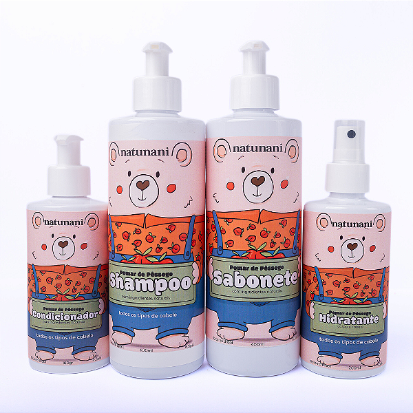Kit Rotina Completa: Shampoo + Condicionador + Sabonete Líquido + Hidratante
