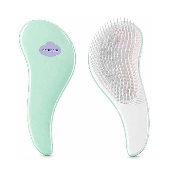 Escovas Mágicas Cerdas Brancas - Anti Frizz Verde Menta