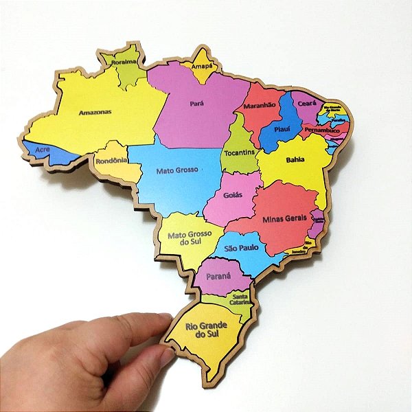 Mapa do Brasil P
