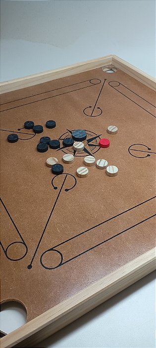 Jogo Carrom - JAC Oficina de Madeiras.