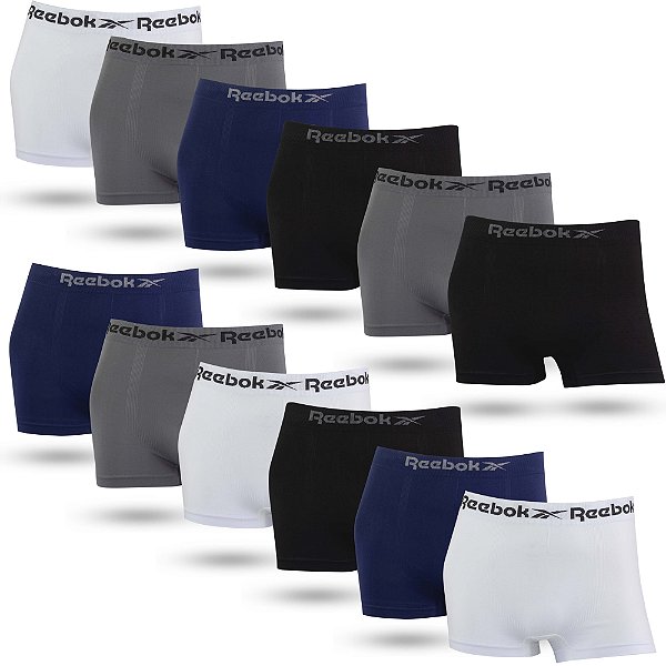 Kit cuecas boxer Reebok Microfibra Original