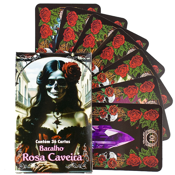 Baralho Rosa Caveira