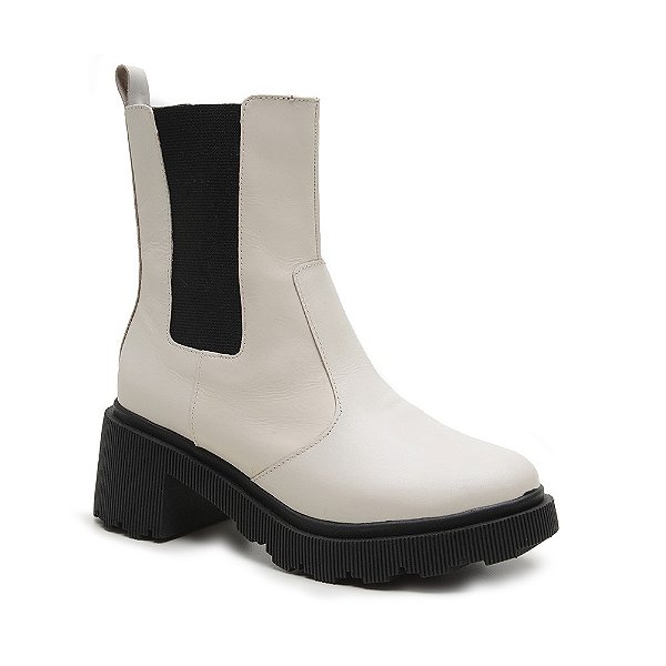 Coturno Chelsea Off White