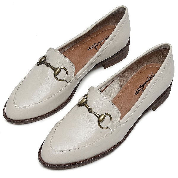 Mocassim Brixton off white