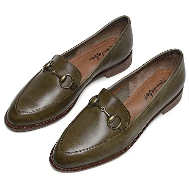 Mocassim Brixton verde militar