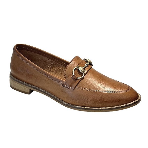 Mocassim Brixton caramelo