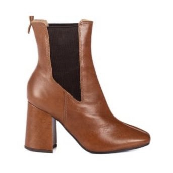 Bota Bico quadrado Caramelo