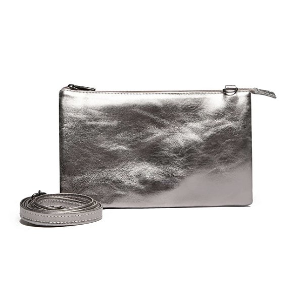 Bolsa Ava P couro ônix