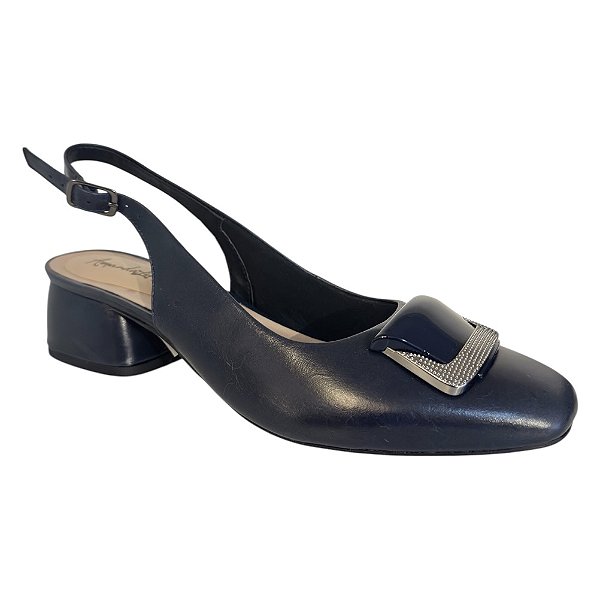 Chanel fivela azul marinho