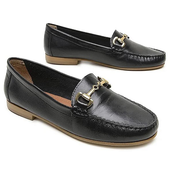Mocassim clássico preto