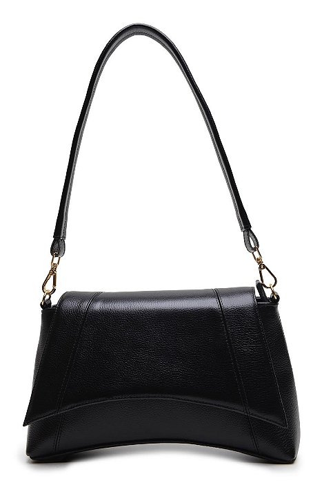 Bolsa estruturada curva preta