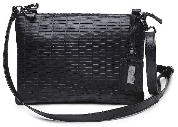 Bolsa Ava M tressê preto