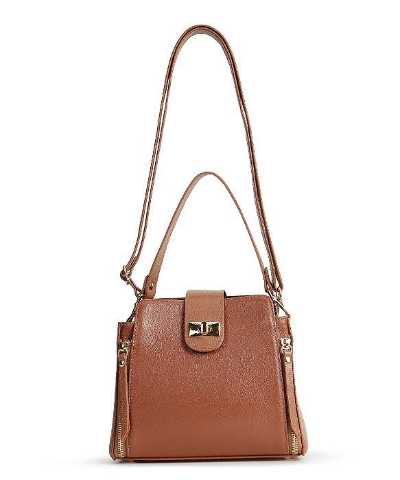 Bolsa mini baú Terracota