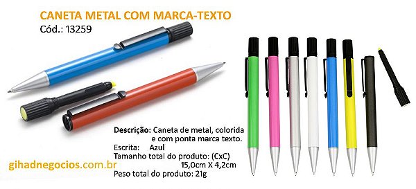 Caneta MARCA-TEXTO m3000 - OUTROS MODELOS