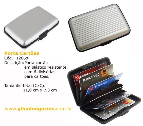 Porta-Cartões 12668 - OUTROS MODELOS