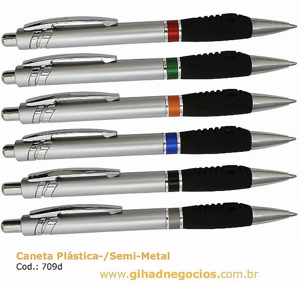 Caneta Semi-Metal 709d - MAIS MODELOS