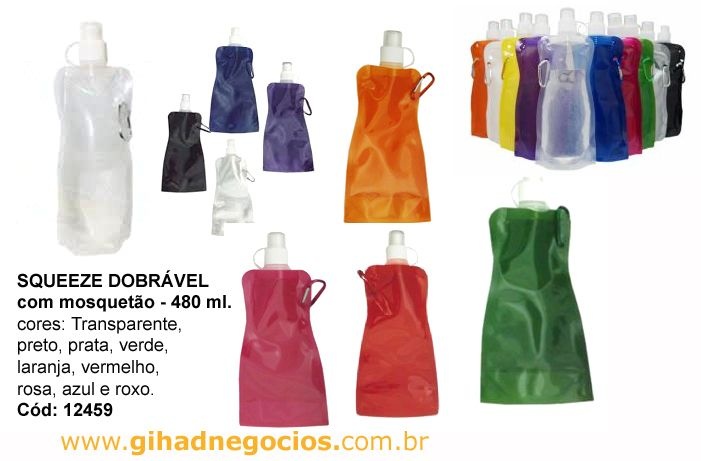 Squeeze Dobravel  -  Plastico  - 12459 - MAIS MODELOS
