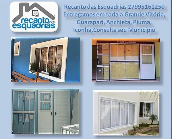 Recanto das Esquadrias  - Janelas  e Portas em alumínio
