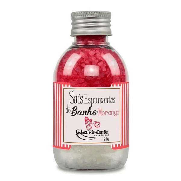 SAIS DE BANHO SENSUAL DE MORANGO 120G