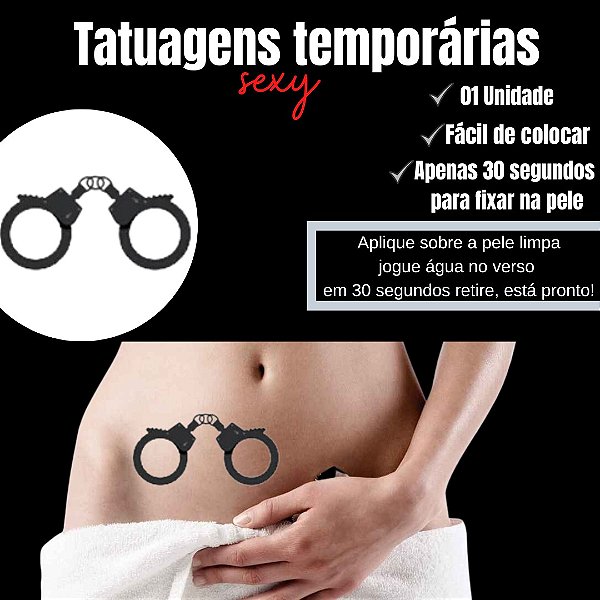 ALGEMA TATUAGEM TEMPORARIA