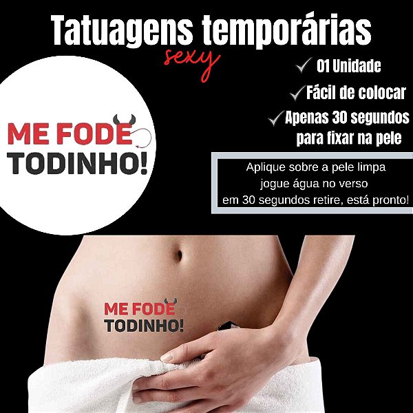 ME FODE TODINHO! M2 TATUAGEM TEMPORARIA