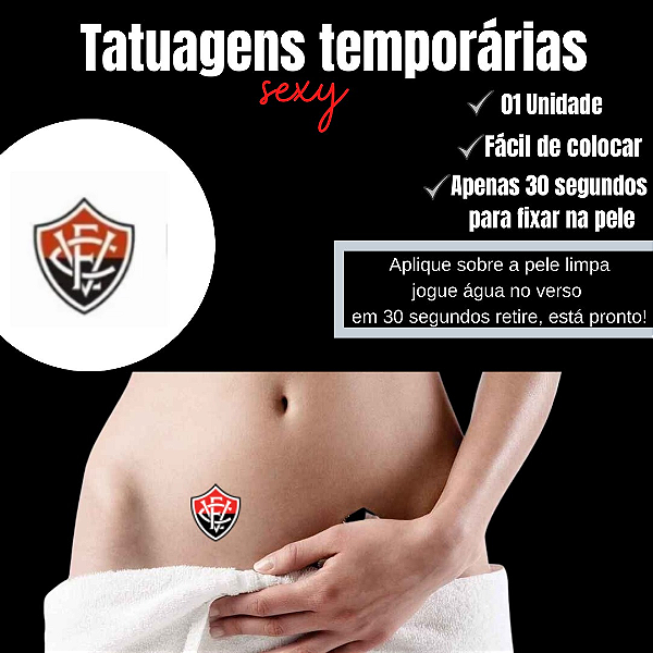 VITORIA FC TATUAGEM TEMPORARIA