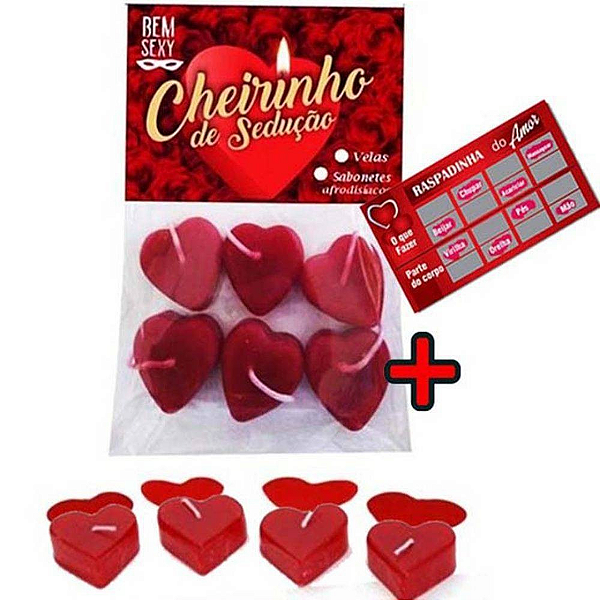 VELA SABONETE CORAÇÃO AROMATICA