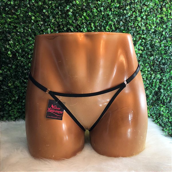 CALCINHA POMPOM FIO DENTAL SEXY